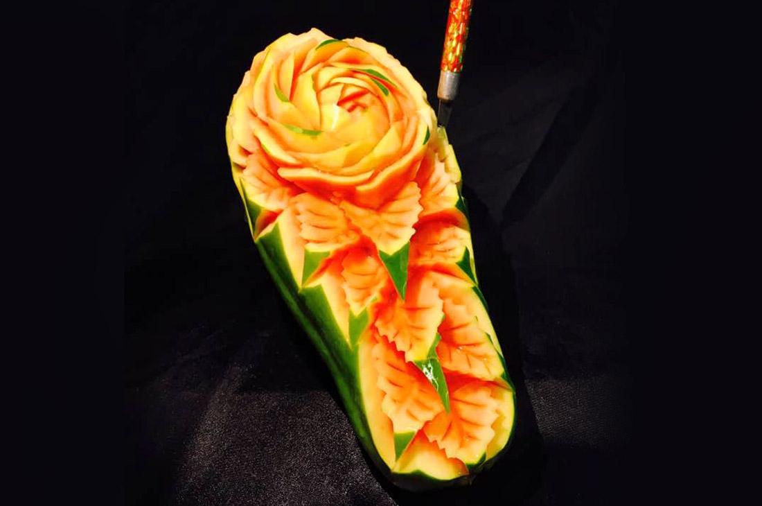 Fruit Carving by Chef Abel La Cruz